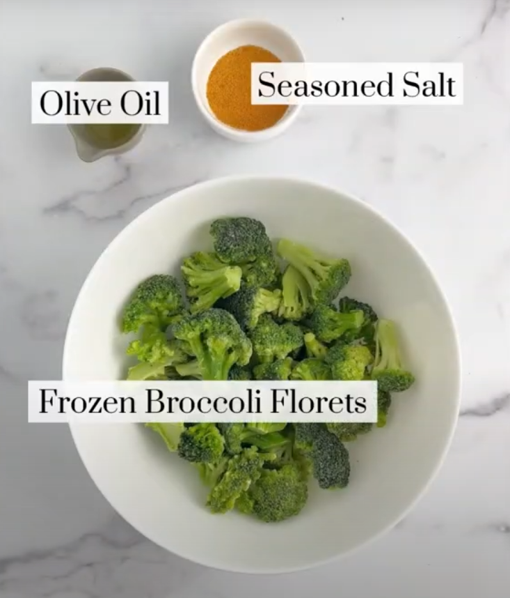 frozen broccoli in air fryer