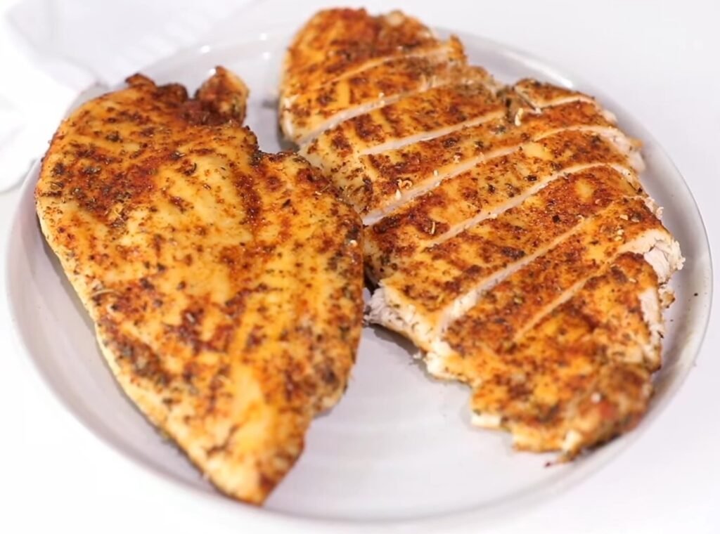 frozen chicken breast in an air fryer